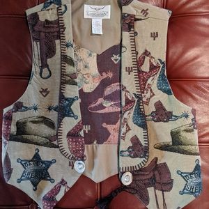'Longhorn' by Number Western Wear Women's Vest